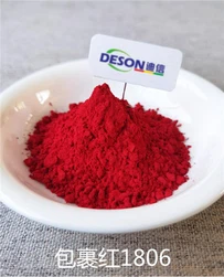 Glazuur Pigment Inclusie Rood